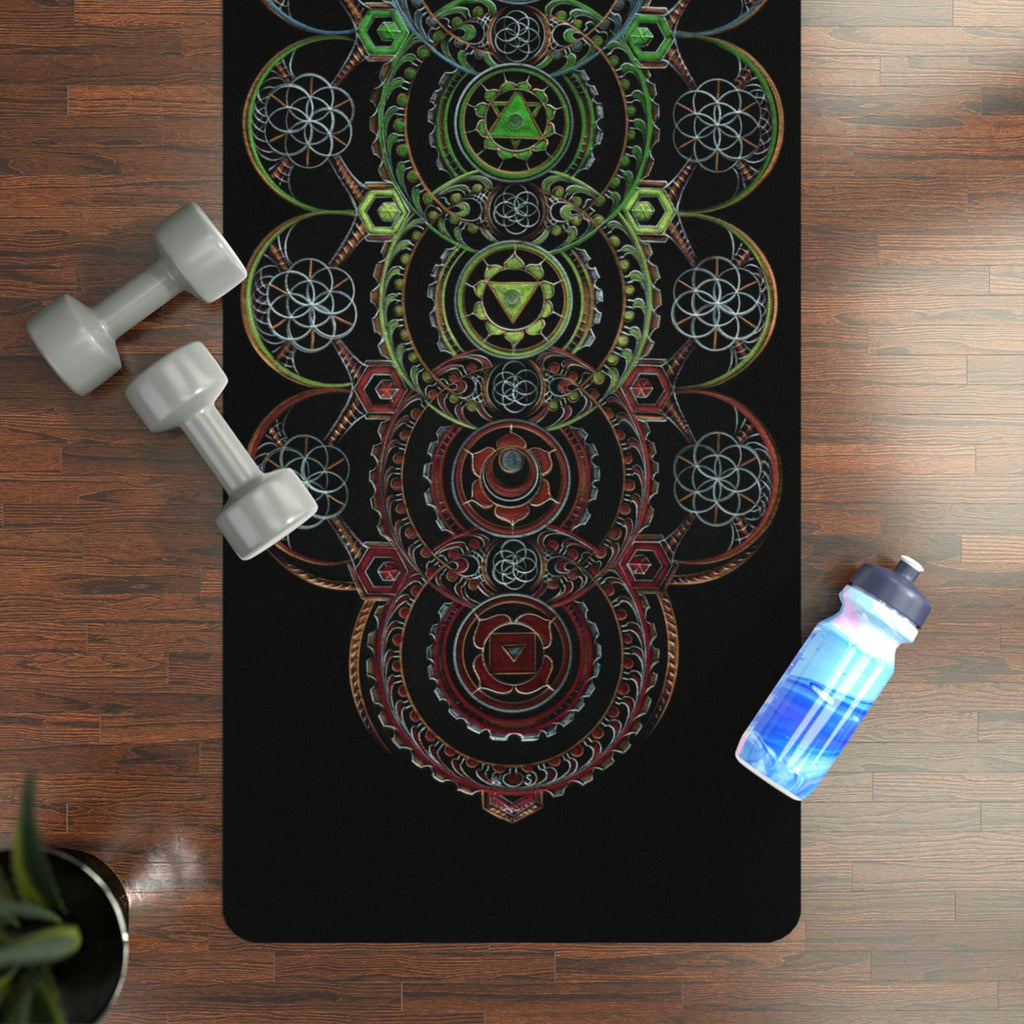 The Power of 7 Chakras - Rubber Yoga Mat – Nadia Satya Art Catalog