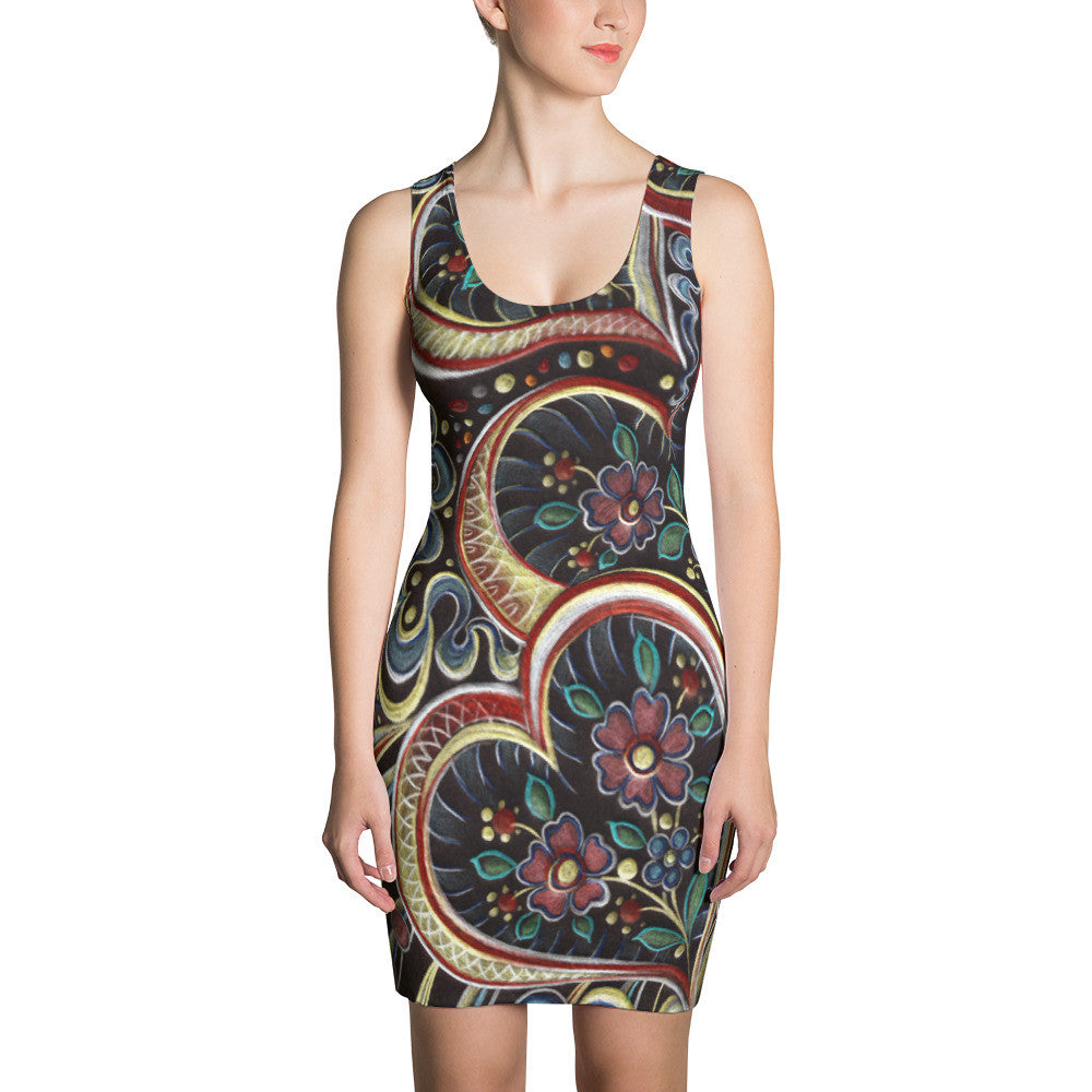 Love Love Love Sublimation Cut & Sew Dress XS