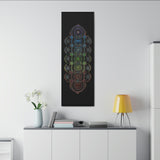 The Power of 7 Chakras - Gallery Canvas Wraps, Vertical Framed