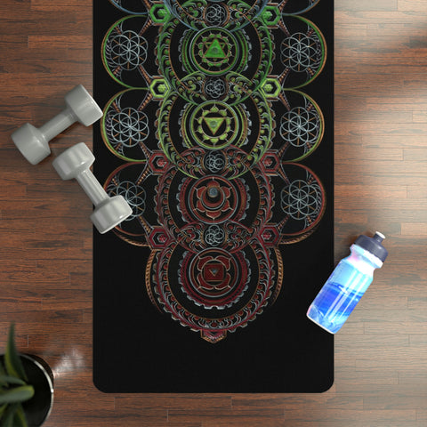 The Power of 7 Chakras - Rubber Yoga Mat