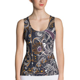 Night Song - Sublimation Cut & Sew Tank Top