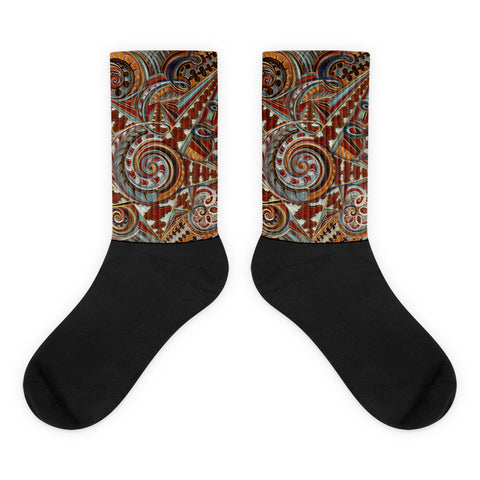 Rapid Action Black foot socks