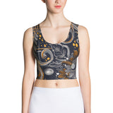 Night Song - Sublimation Cut & Sew Crop Top
