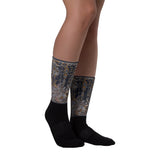 Night Song Black foot socks