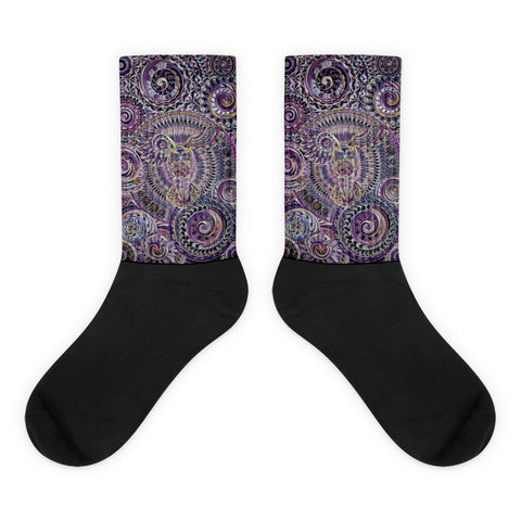 Wisdom - Black foot socks